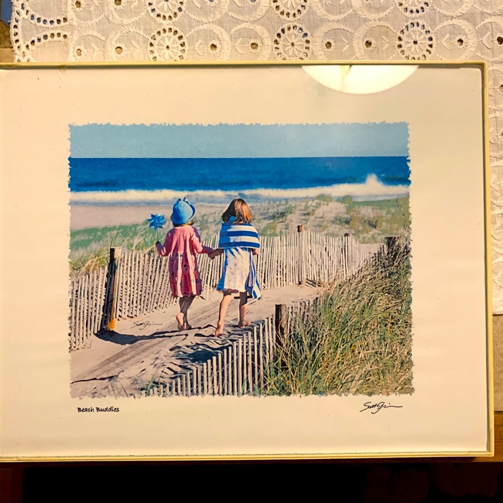 Framed summer picture